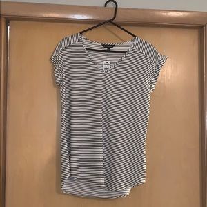 NWT Express Striped Gramercy Tee